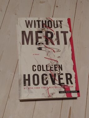 Without Merit Adult Large Print Fiction Book By Colleen Hoover